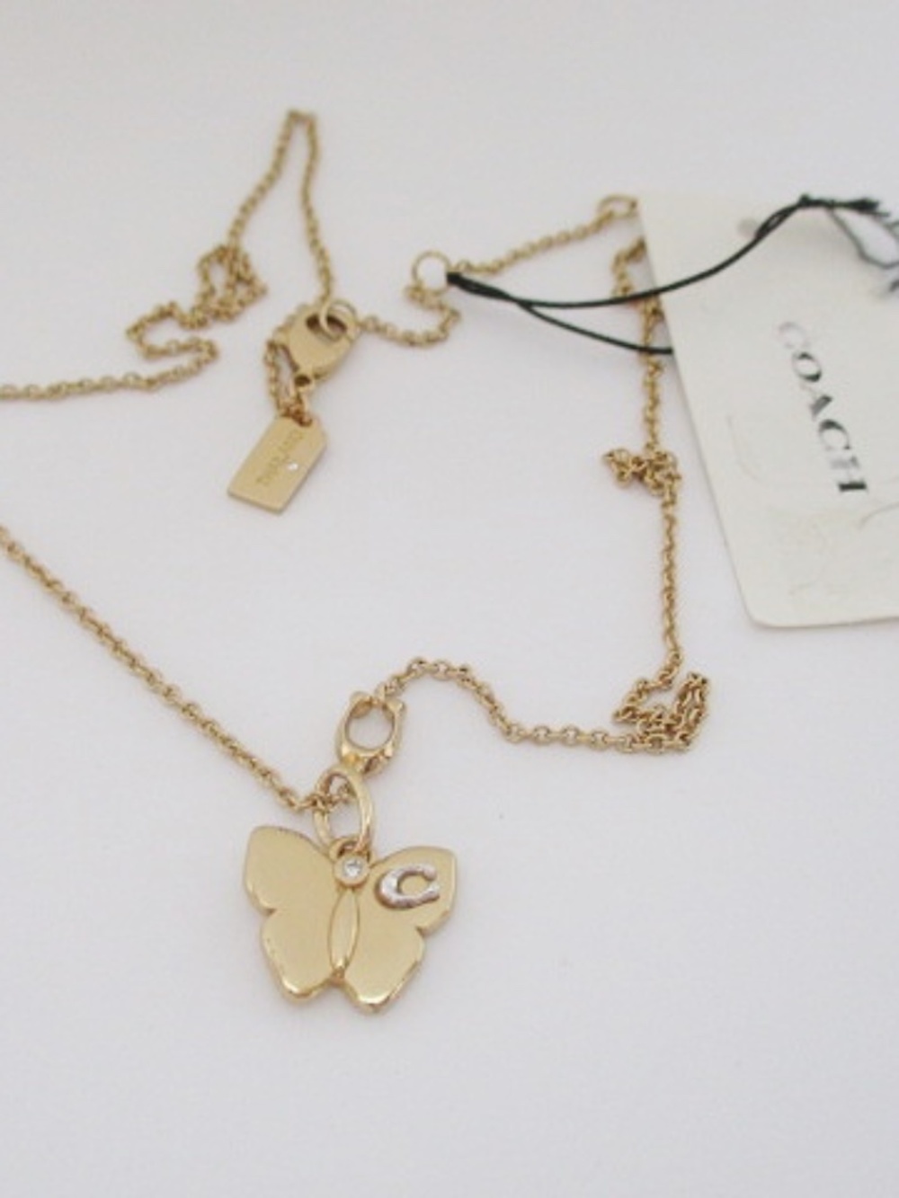 COACH - Butterfly Pendant Necklace